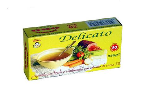dadi brodo, brodo dadi, preparato per brodo, brodo oro delicato, brodo 20 cubetti