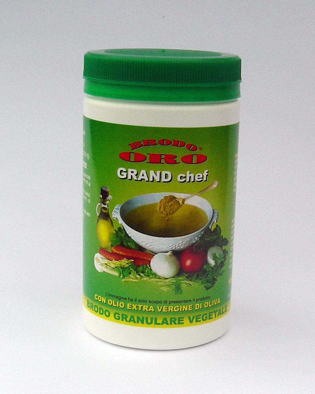 vegetable granular for soup and seasoning, bouillon with extravergin olive oil