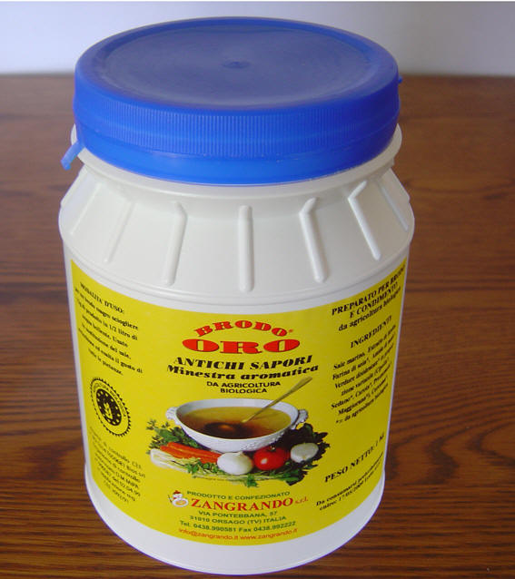 preparato per brodo, brodo vegetale istantaneo, condimento per arrosti, preparati per il condimento vegetale, per il catering e la trasformazione.