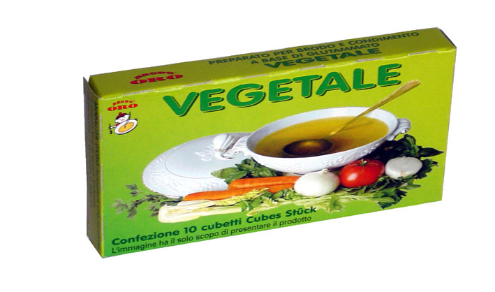 dadi brodo vegetale, brodo oro
